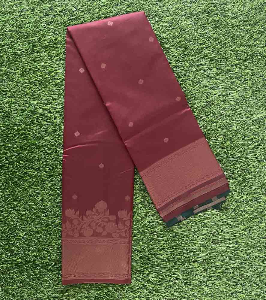 Contrast Color Semi Silk Saree DS725-05