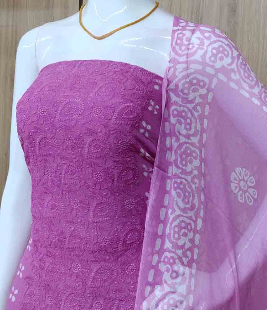 Crepe Georgette Churidar Materials Set (Unstitched) DC663-04