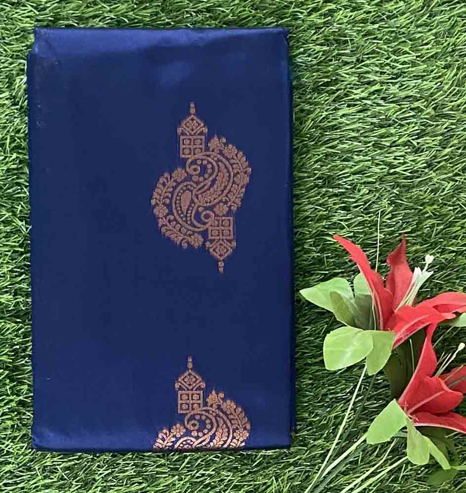 Contrast Color Semi Silk Saree DS758-12