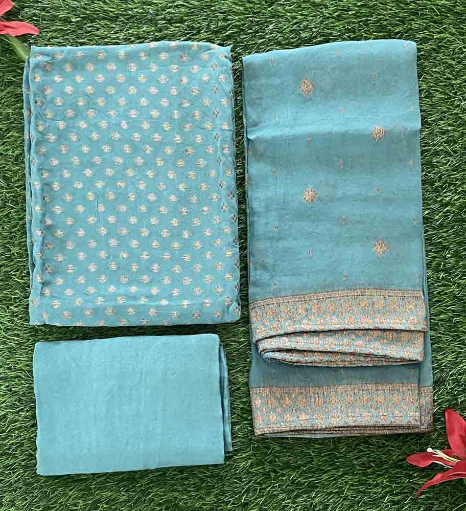 Georgette Banarasi Churidar Materials Set DC717-02