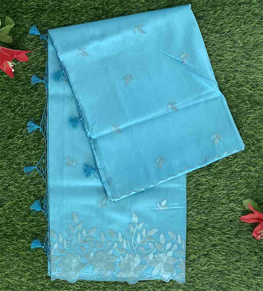 Embroidered Art Silk Saree DS774-05