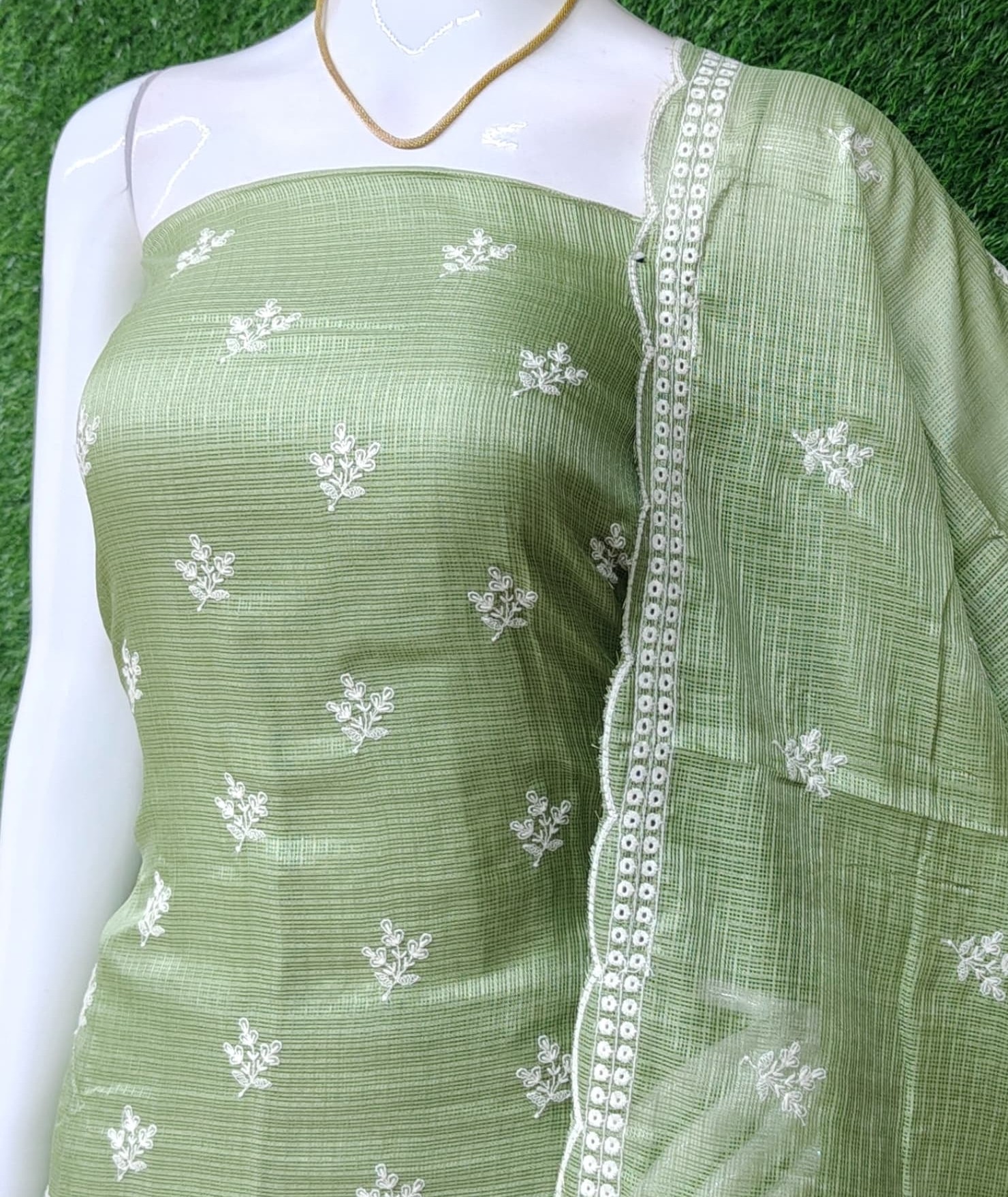 Net Kota Churidar Materials Set (Unstitched) DC739-08