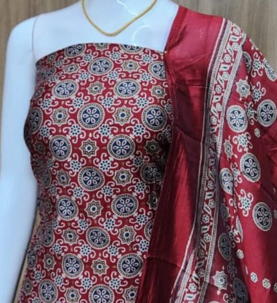 Semi Modal Silk Churidar Materials Set DC736-05