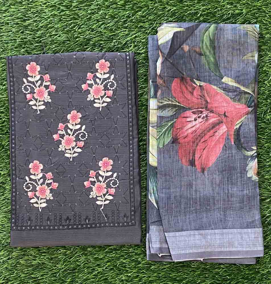 Daily Wear Semi Silk Churidar Materials Set DC728-05