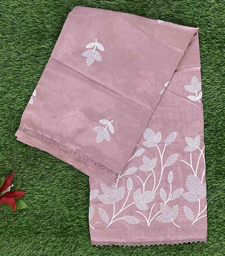 Semi Silk Saree with Beautiful Embroidery DS796-03