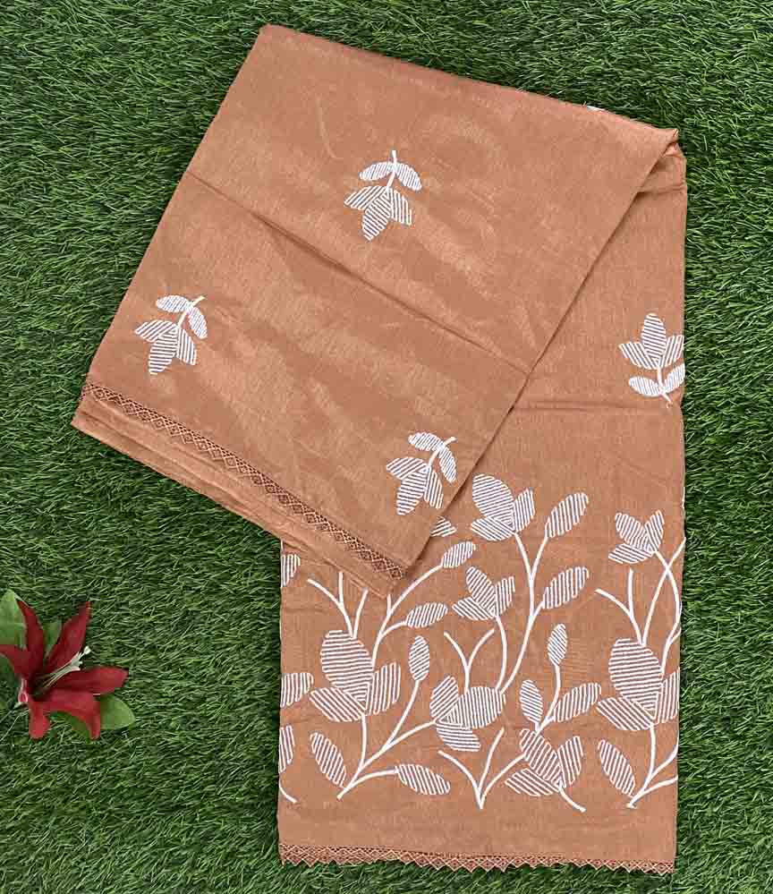 Semi Silk Saree with Beautiful Embroidery DS796-05
