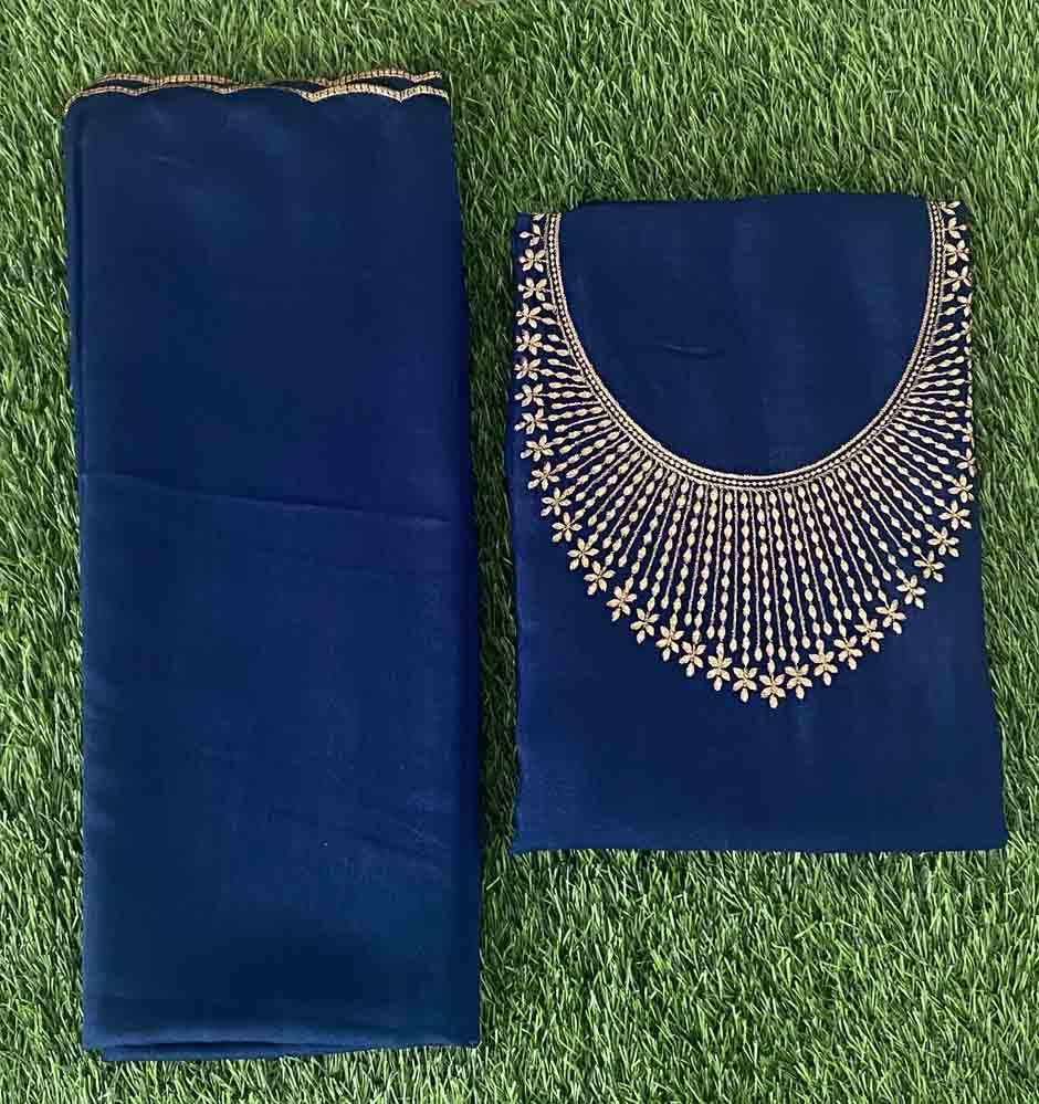 Vichitra Silk Churidar Materials Set DC733-04