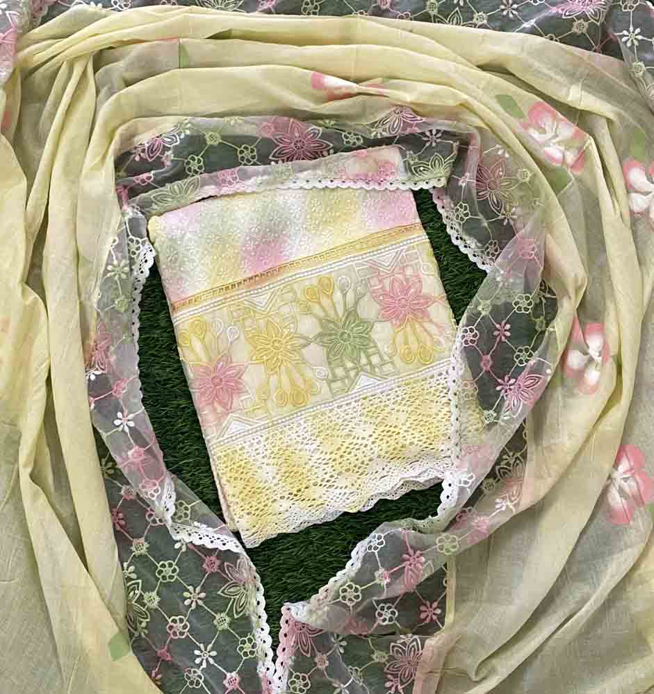 Premium Cotton Churidar Materials Set (Unstitched) DC766-01