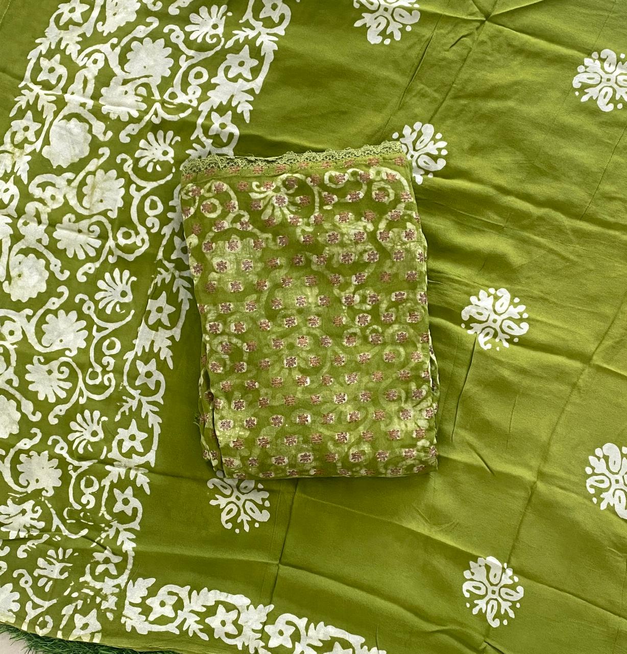 Party Wear Crepe Georgette Churidar Material Set DC818-04