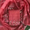 Net Kota Churidar Material Set with Embroidery Work DC807-01