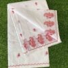Christmas Special White and Red Combination Saree DS901-05