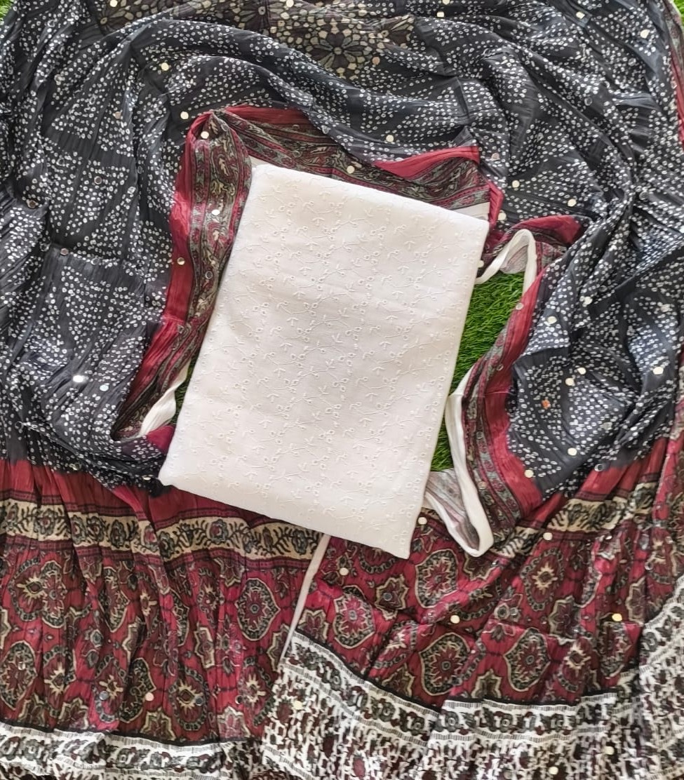 Cotton Hakoba Churidar Material Set DC849-06