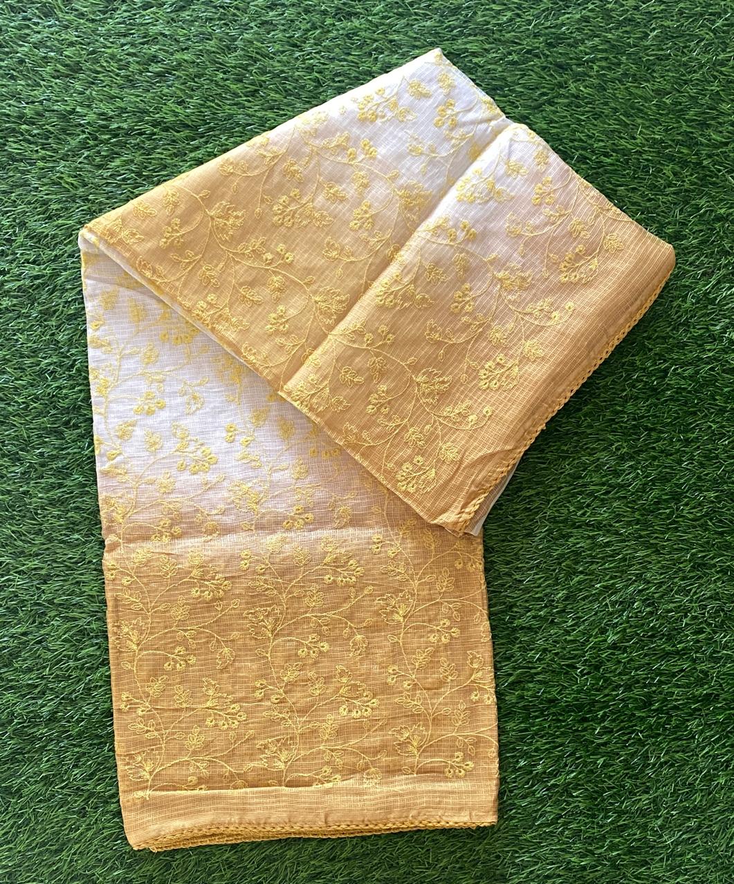 Embroidered Net Kota Saree DS879-02