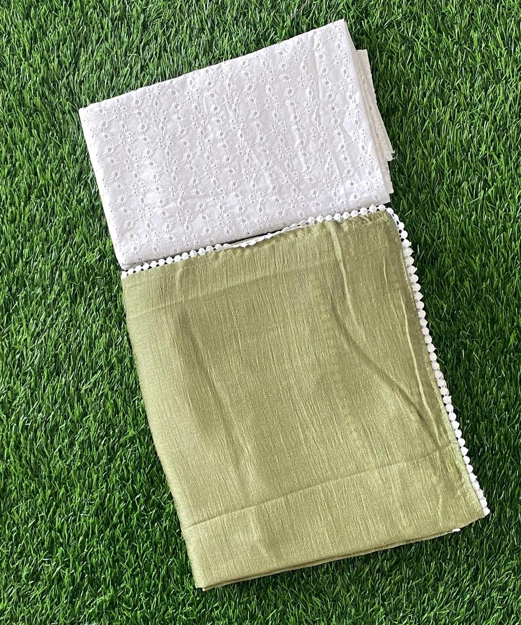 One Minute Vichitra Silk Ready-to-wear Readymade Saree DS888-04