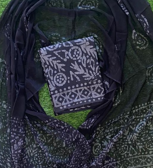 Daily/Office Wear Cotton Churidar Material Set DC860-06