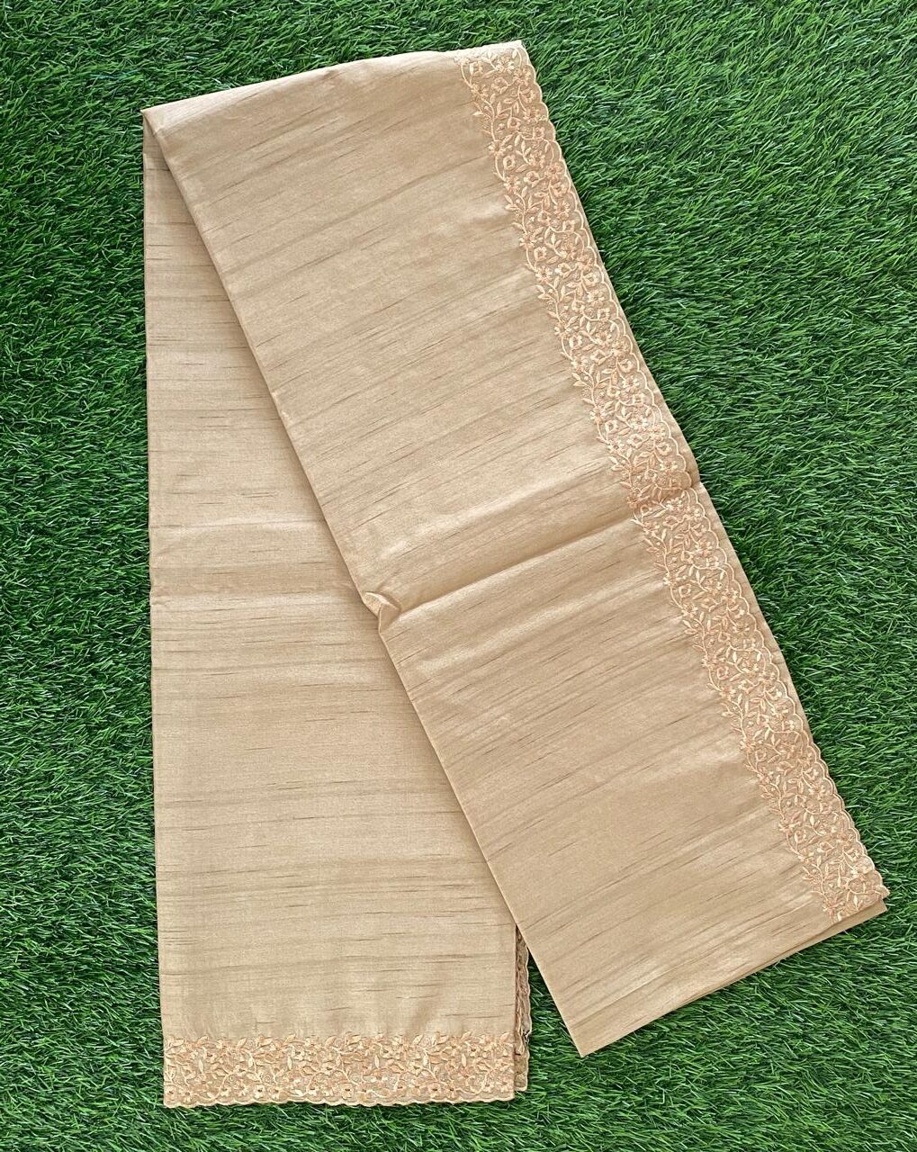 Party Wear Embroidered Matka Tusser Saree DS909-05