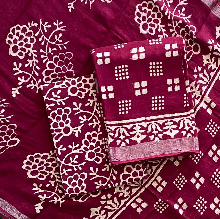 Linen Churidar Material Set DC857-05