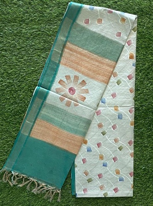 Party Wear Tusser Silk Saree DS911-02