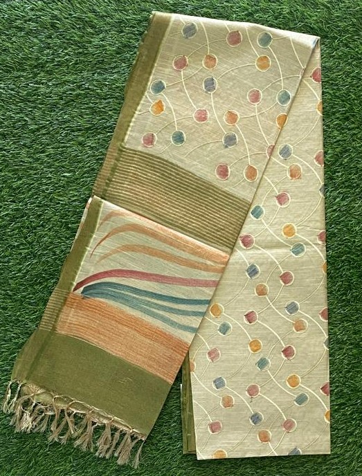 Party Wear Tusser Silk Saree DS911-05