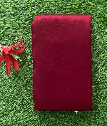 Daily Wear Vichitra Silk Plain Saree DS903-13